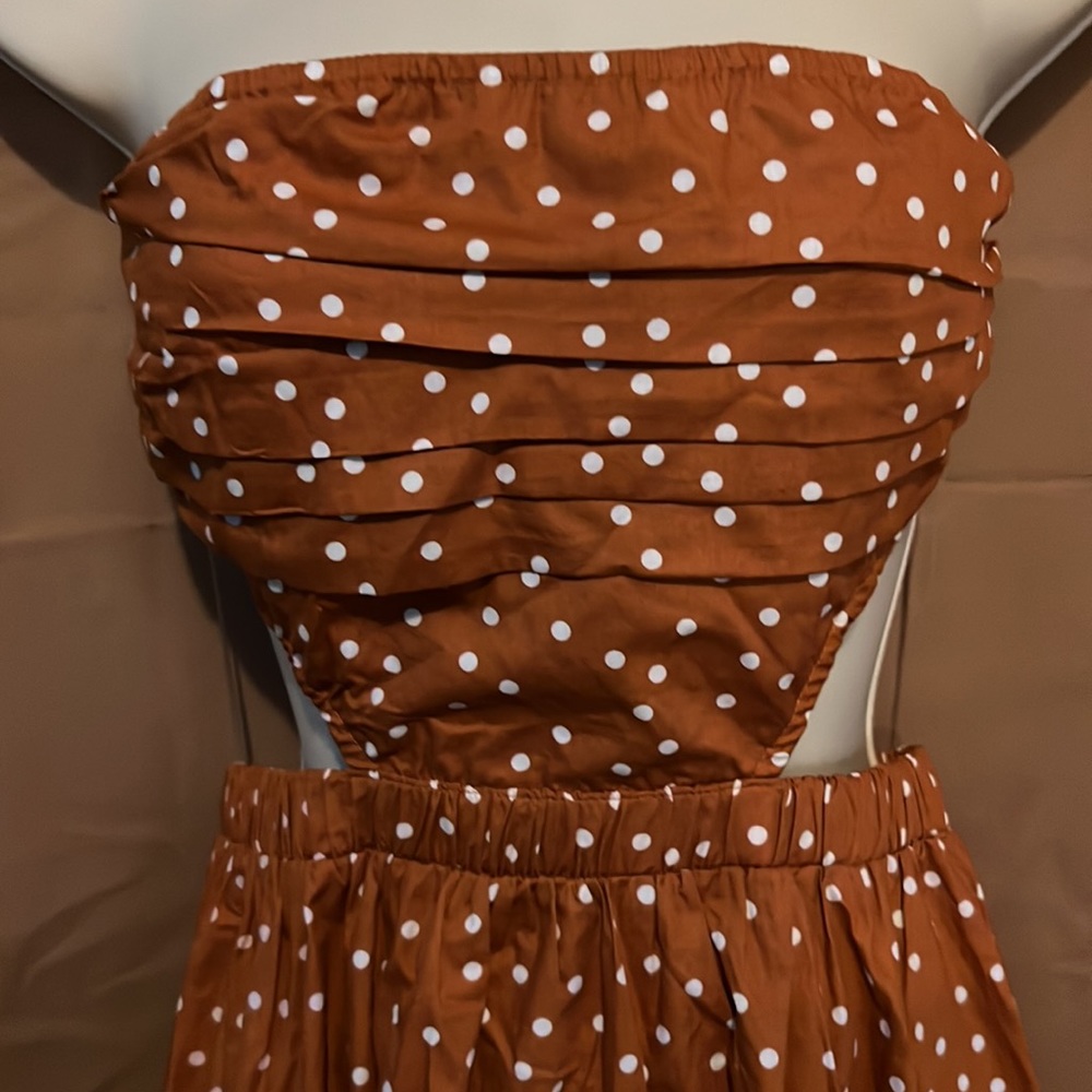 #617 ✅ polka dot midi dress - Picture 3 of 9